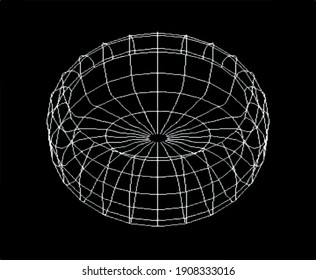 close up abstract 3d rendered illustration