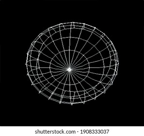 close up abstract 3d rendered illustration