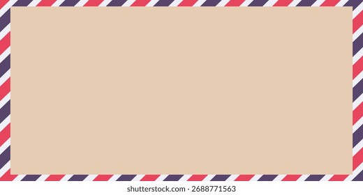 Close up of an antique envelope on a white background. Eps 10