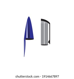 cerrar la plantilla del logotipo del icono de ilustración del diseño del vector de punto de baile
