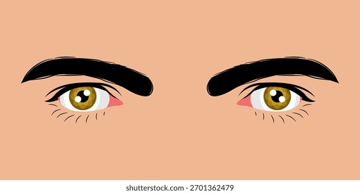 Cerca de los ojos de un hombre hermoso