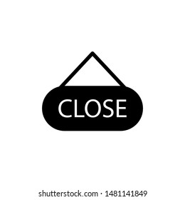 Close best Icon Vector Emblem Isolated , Shop Banner Frame Board Element Graphic Template Logo Information, Outline Solid BAckground White
