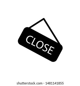 Close best Icon Vector Emblem Isolated , Shop Banner Frame Board Element Graphic Template Logo Information, Outline Solid BAckground White
