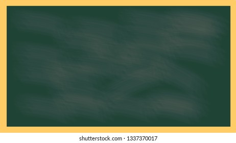 Close up of a black dirty chalkboard