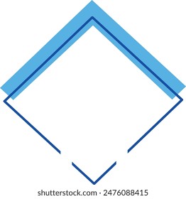 Close up blue and white diamond on black background, suitable for luxury branding, jewelry advertisements, and highend design projects.