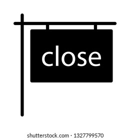 close board glyph icon 