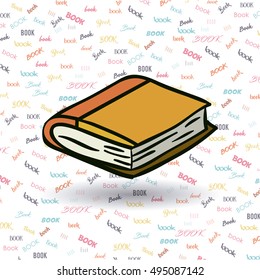 Close book and literature design