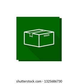 Close box line icon