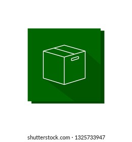 Close box line icon