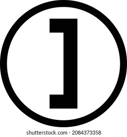 close bracket icon free doownload 