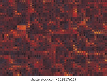 A close up of a brown and orange background with many small dots. The dots are arranged in a way that creates a sense of depth and texture. Scene is warm and inviting, with the brown