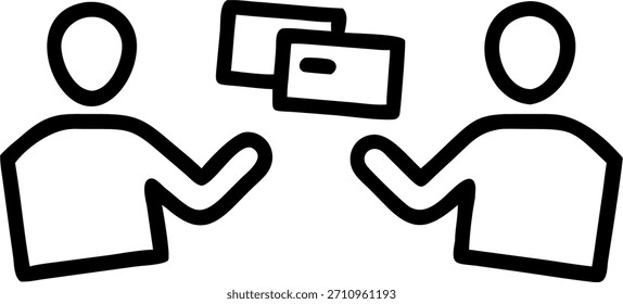 Primer plano de las tarjetas de visita que se intercambian fondo de luz lisa con el concepto de espacio de copia como un primer plano de dos profesionales que intercambian tarjetas de visita con un fondo de luz lisa. El diseño minimalista destaca la conexión y la conexión con el espacio para el texto. en Photo Stock Concept, espacio de copia para publicidad o Anuncio con Photo Realistic como detalle de alta calidad --ar 7:2