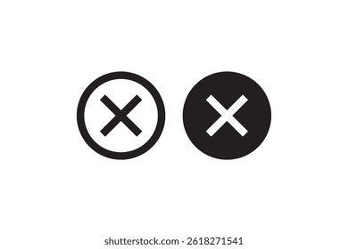 Ícone Fechar botão gráfico de comparação Vetor