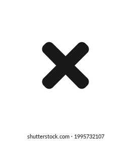 close button icon on a white background