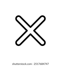 close button icon symbol vector template