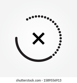 close button sign icon design vector illustration