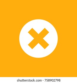 Close Button Vector icon 