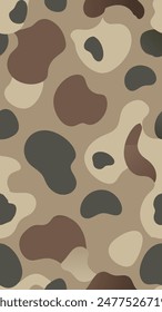 A close up of a camouflage pattern on a brown background in detail