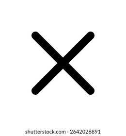 close, cancel, decline button icon