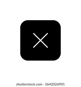 close, cancel, decline button icon