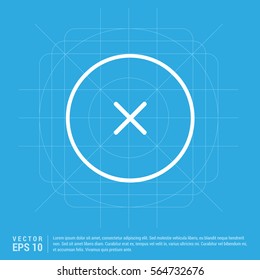 Close, Cancel or Delete Icon 