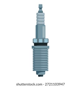 Close up of a car spark plug, essential for igniting fuel and air mixture in internal combustion engines, ensuring smooth vehicle operation