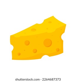 Close Up of Cheese Vector Illustration - EPS 10 Vector