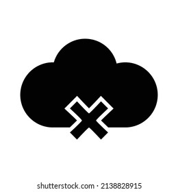 Cierre el símbolo Cloud Icon.Cloud.Simple ilustración plana vectorial para su diseño de sitio web, logotipo, aplicación, interfaz de usuario.