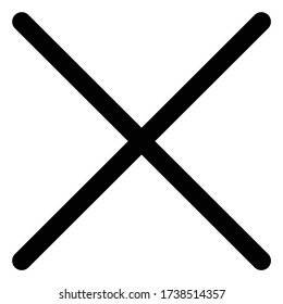 Close, Cross | Delete | Danger | Warning | Vector Icon