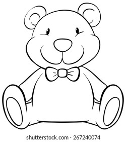 Close up cute teddy bear