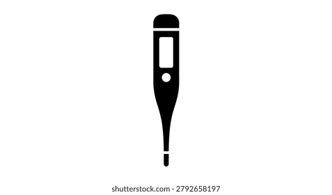 Close up of digital thermometer