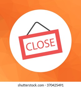 Close door sign
