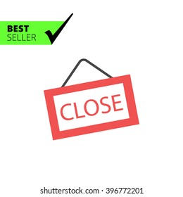 Close door sign