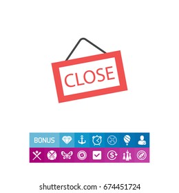 Close door sign