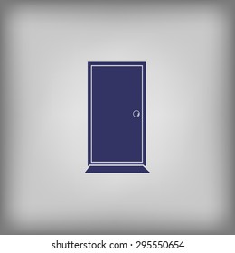 Close Doors Vector Icon  