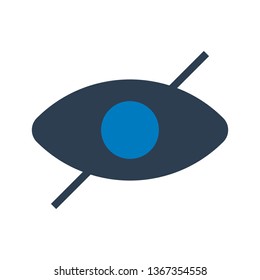 close eye icon
