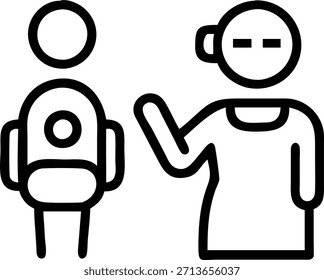 Primer plano de un asistente robótico futurista que es operado por un adolescente y su concepto de abuelo anciano como Macro toma destacando un elegante asistente robótico cuando un adolescente y el abuelo interactúan con él mostrando sistemas de Asistencia familiar futuristas. en Foto Stock Concepto, espacio de copia para publicidad o Anuncio con Foto Realista como detalle de alta calidad --ar 7:2