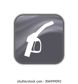 close up of a gas station icon - vector button