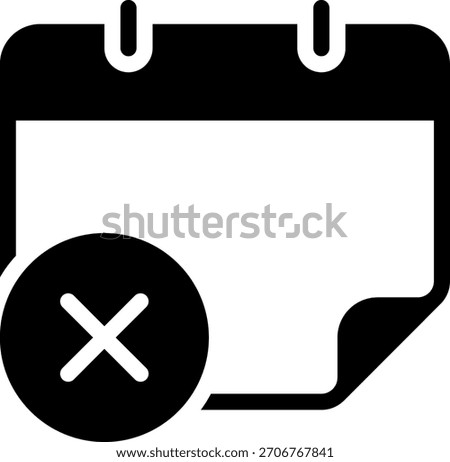 close glyph icon illustration vector