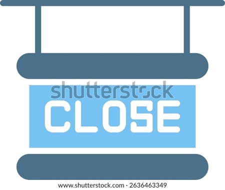 Close Glyph Two Colour Icon