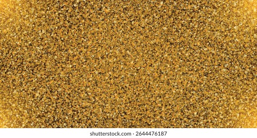 Close up golden glitter textured background