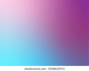 Close up of gradations of 3 colors, purple, pink and blue