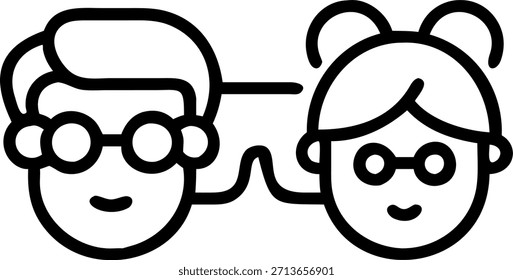 Nahaufnahme von Großeltern, die eine intelligente Brille verwenden, um ein Familien-Trivialspiel mit dem Enkelkind-Konzept zu spielen. Eine Makroaufnahme von Großeltern und Enkelkindern, die eine intelligente Brille tragen und ein Familien-Trivialspiel über eine interaktive digitale Schnittstelle spielen, die freudige Generationenbindung in einer futuristischen Umgebung mit Kopienraum hervorhebt. in Foto Stock Concept , Kopienraum für Werbung oder Banner mit Foto Realistic als hochwertiges Detail —ar 7:2
