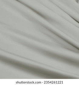 Close up gray linen texture background. white background. natural linen texture as background, wrinkled fabric