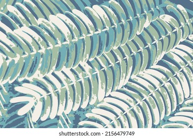 Nahaufnahme von Grün und Beige hinterlässt strukturierten Hintergrund.