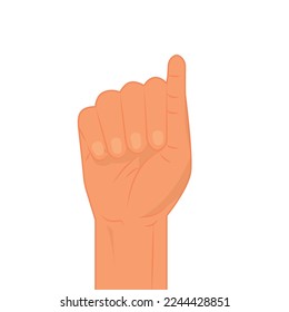 close up of hand gesturing. Business Hand fist vector illustration. Use for advertising and presentation. eps 10