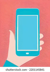 cerrar la mano con el smartphone