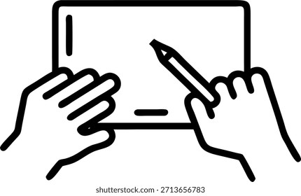 Primer plano de Hands Writing Together en un concepto de tableta como una toma macro de dos manos utilizando un lápiz digital en una pantalla de tableta compartida que simboliza el trabajo en equipo, la conexión personal y la colaboración a través de la tecnología moderna. La Imagen deja espacio para el texto sobre la creatividad compartida y el compromiso digital. en Foto Stock Concepto, espacio de copia para la publicidad o el Anuncio con foto realista como detalle de alta calidad --ar 7:2