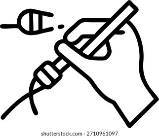 Primer plano de la mano de un trabajador de la salud utilizando una herramienta de edición genética. concepto como una foto macro centrada en una mano de trabajadores de la salud que manipula un dispositivo de edición genética futurista. La cámara captura la dedicación y la precisión en tratamientos médicos avanzados dentro de un entorno de atención médica futurista. en Photo Stock Concept, espacio de copia para publicidad o Anuncio con Photo Realistic como detalle de alta calidad --ar 7:2