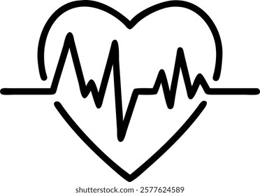 Close up of human heartbeat merging with digital waveform concept as A macro image showing a human heartbeat line blending into a digital waveform symbolizing the synchronization o